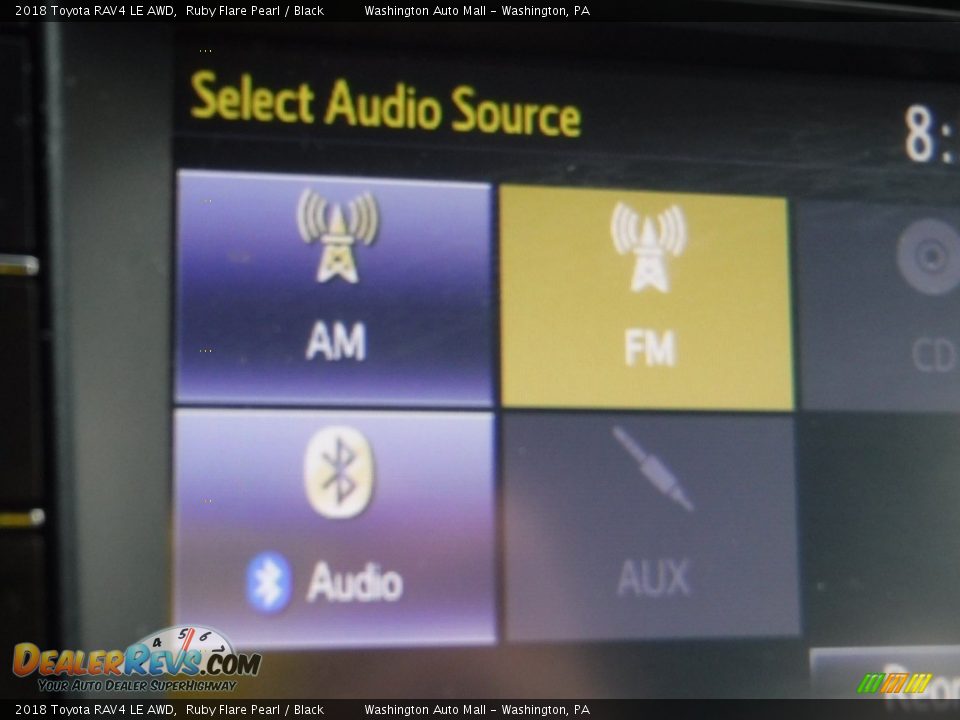 2018 Toyota RAV4 LE AWD Ruby Flare Pearl / Black Photo #4