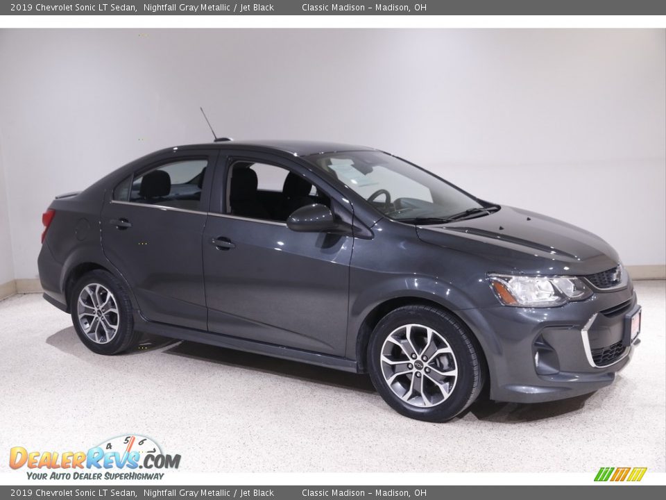 Nightfall Gray Metallic 2019 Chevrolet Sonic LT Sedan Photo #1