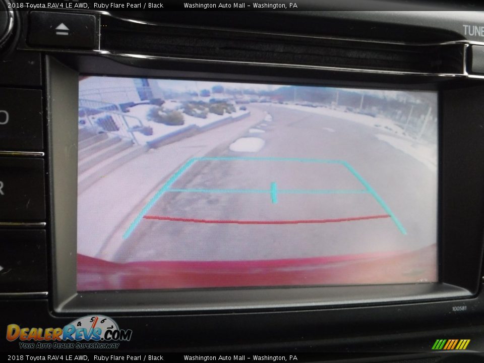 2018 Toyota RAV4 LE AWD Ruby Flare Pearl / Black Photo #5