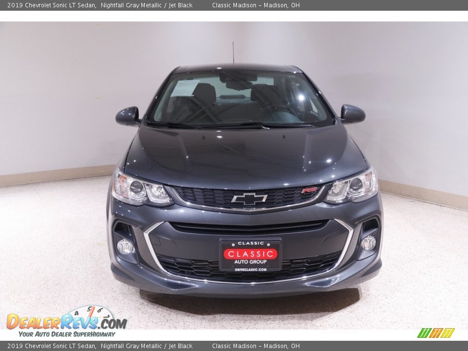 2019 Chevrolet Sonic LT Sedan Nightfall Gray Metallic / Jet Black Photo #2