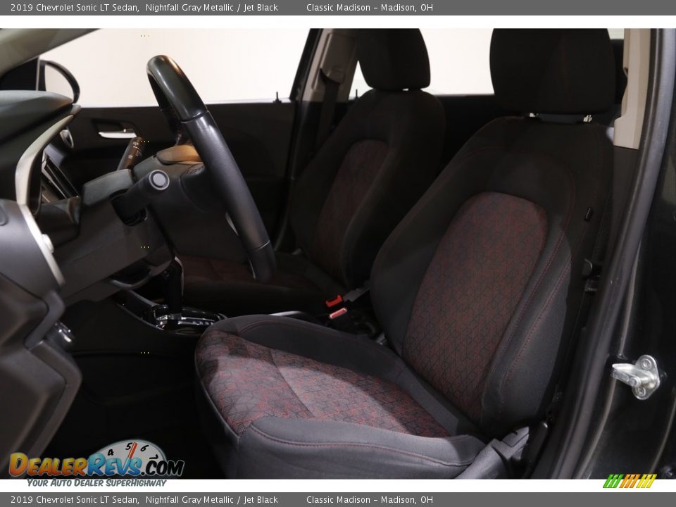 2019 Chevrolet Sonic LT Sedan Nightfall Gray Metallic / Jet Black Photo #5