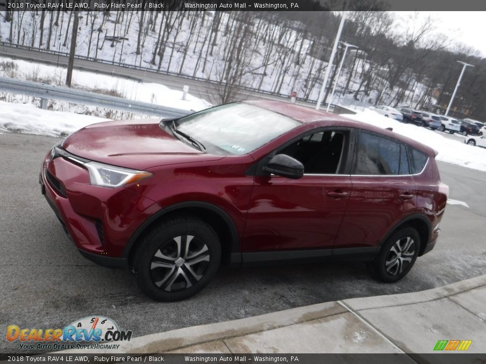 2018 Toyota RAV4 LE AWD Ruby Flare Pearl / Black Photo #10