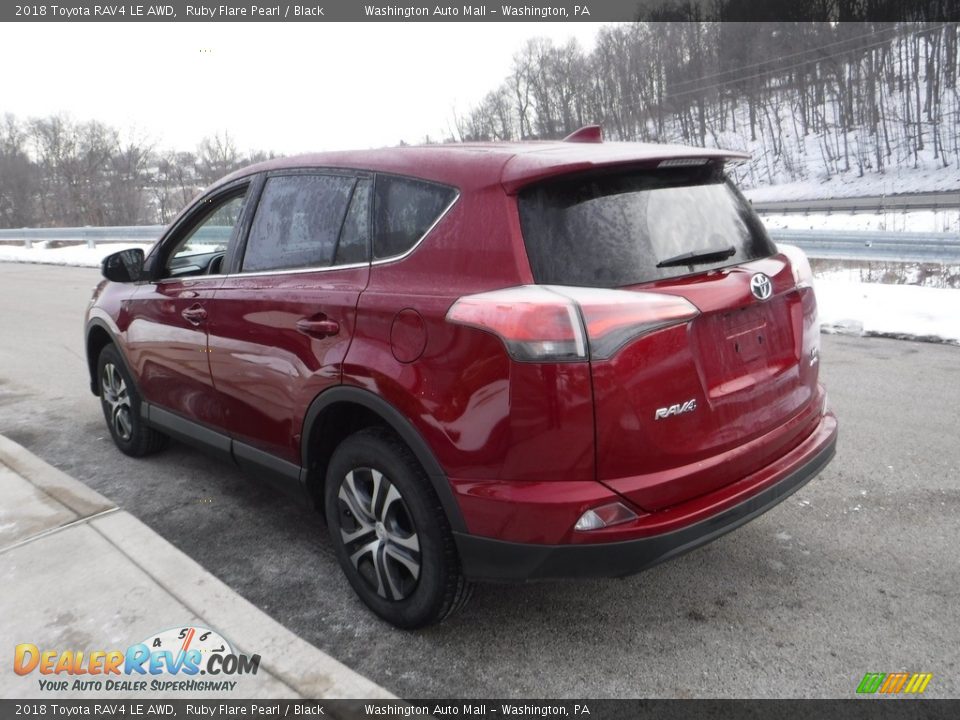 2018 Toyota RAV4 LE AWD Ruby Flare Pearl / Black Photo #11