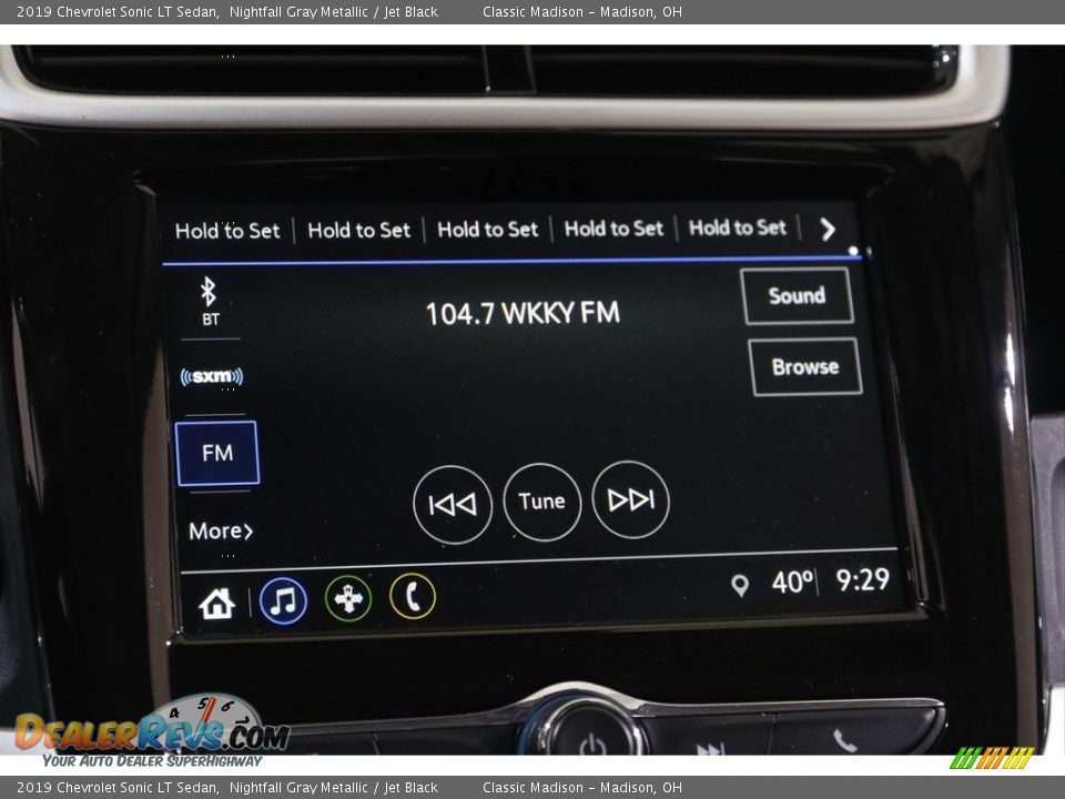 Audio System of 2019 Chevrolet Sonic LT Sedan Photo #10