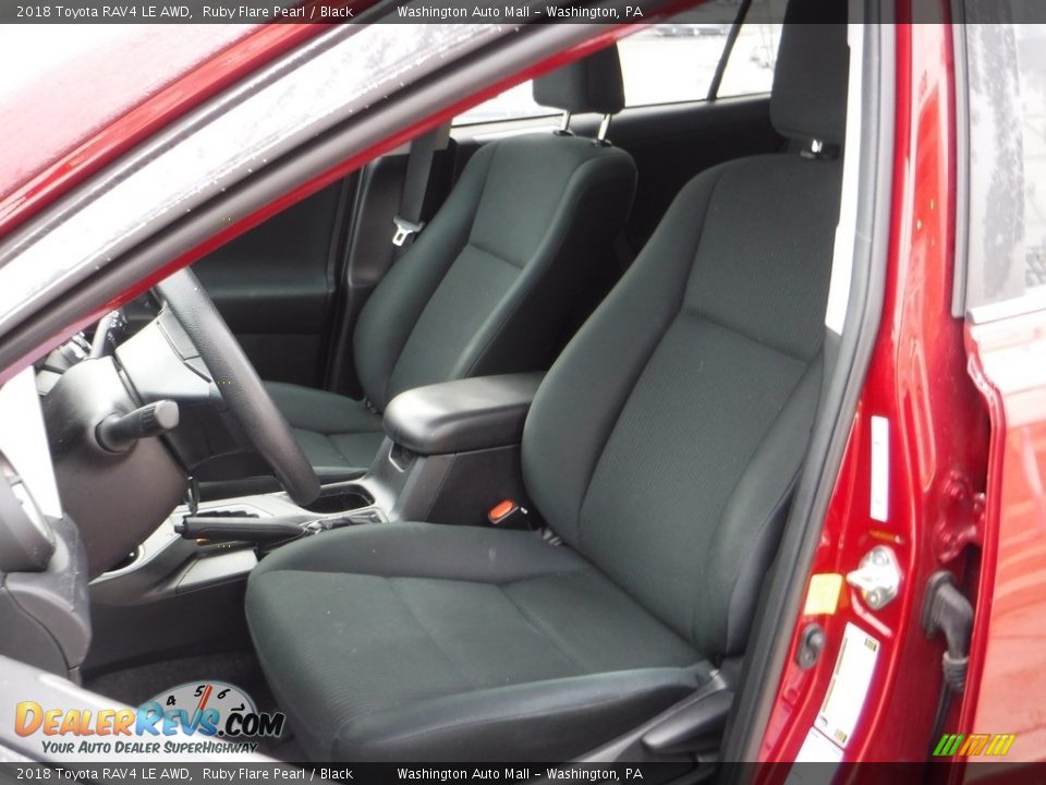 2018 Toyota RAV4 LE AWD Ruby Flare Pearl / Black Photo #15