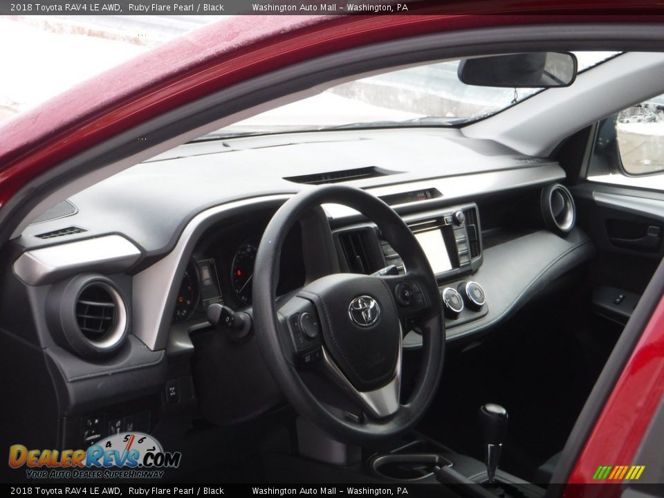 2018 Toyota RAV4 LE AWD Ruby Flare Pearl / Black Photo #16