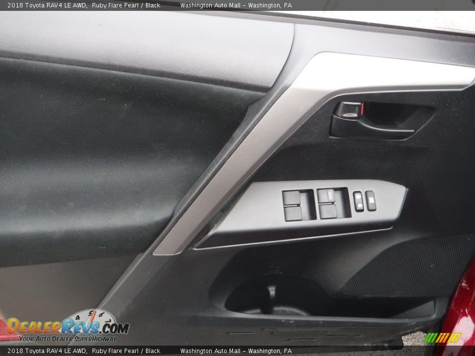 2018 Toyota RAV4 LE AWD Ruby Flare Pearl / Black Photo #17