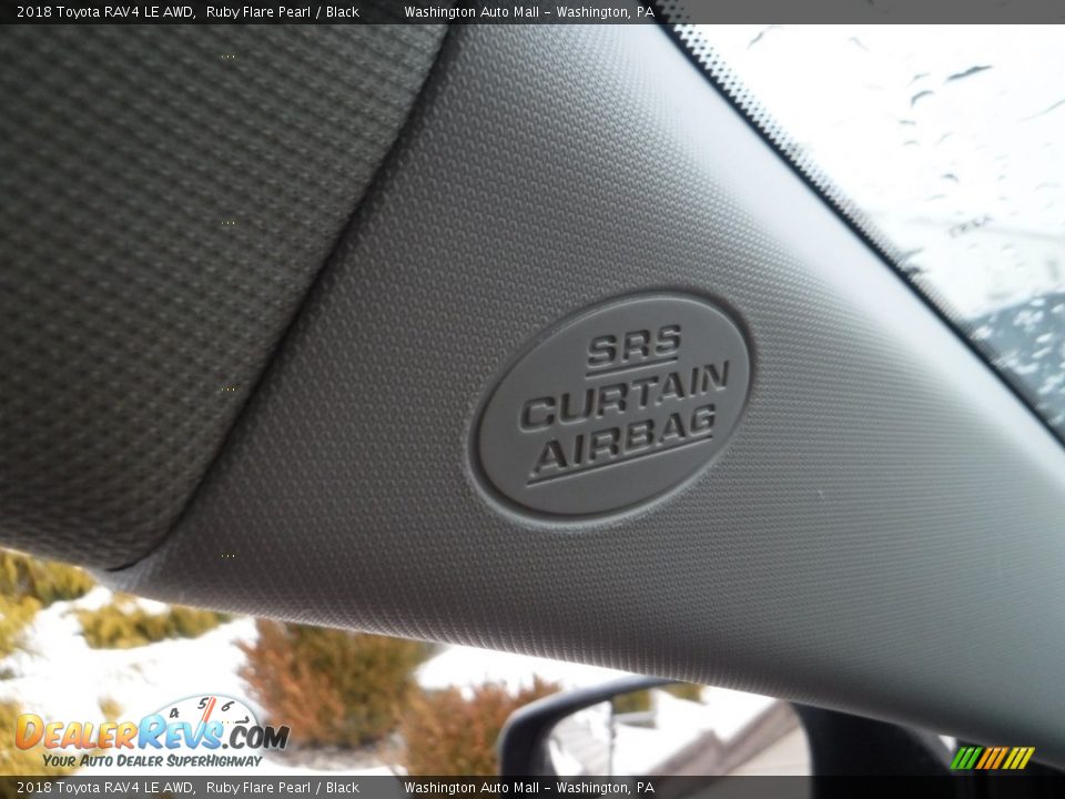 2018 Toyota RAV4 LE AWD Ruby Flare Pearl / Black Photo #20
