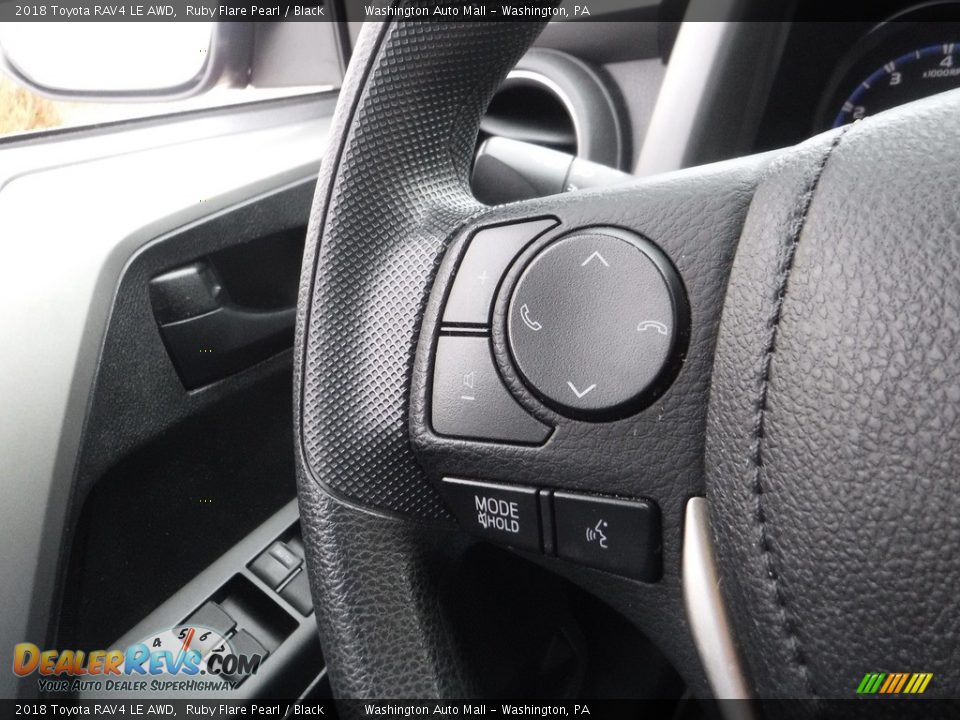 2018 Toyota RAV4 LE AWD Ruby Flare Pearl / Black Photo #21