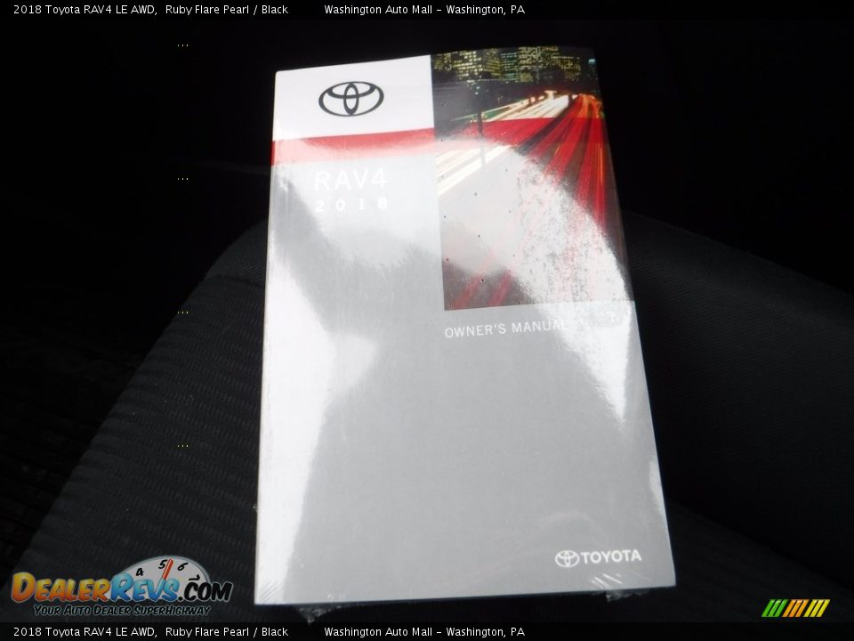 2018 Toyota RAV4 LE AWD Ruby Flare Pearl / Black Photo #25