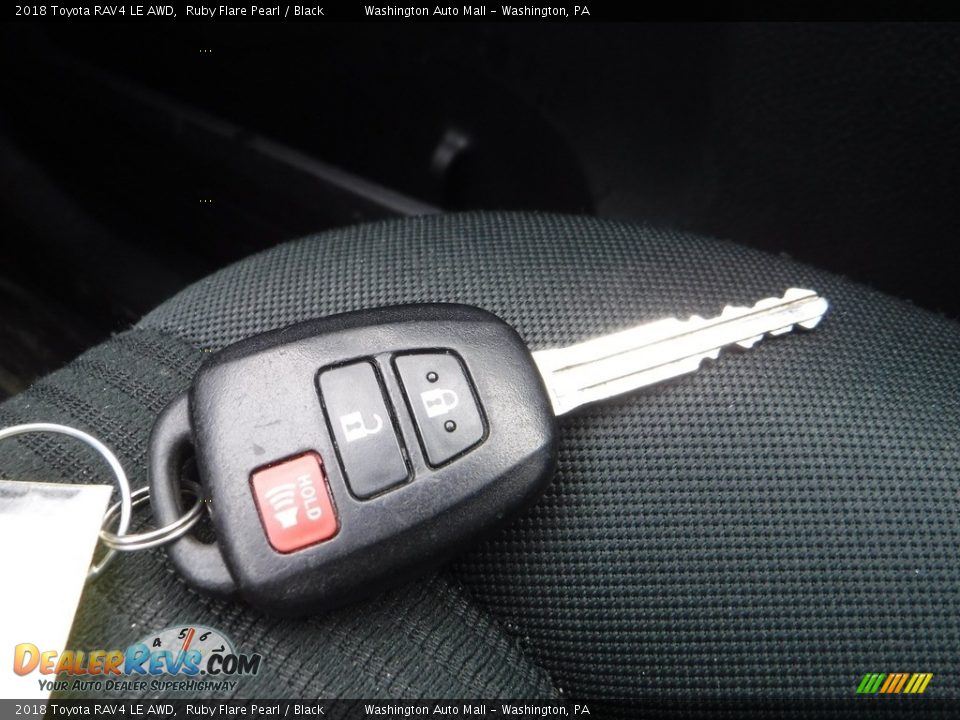 2018 Toyota RAV4 LE AWD Ruby Flare Pearl / Black Photo #26