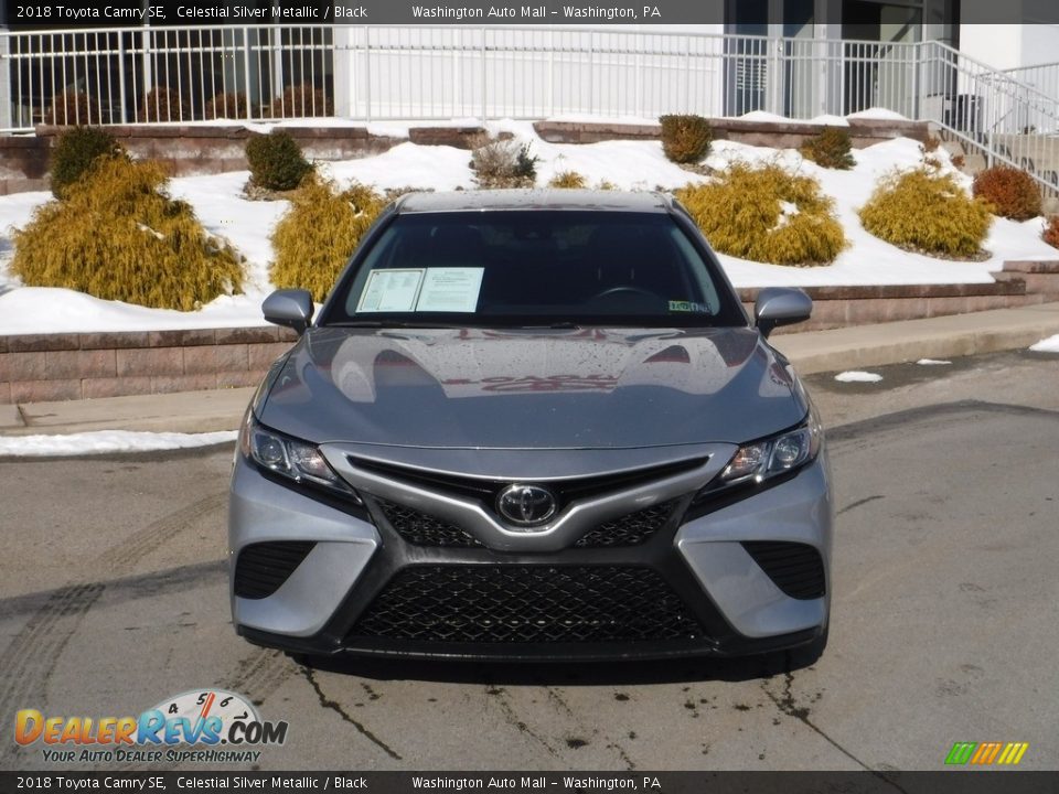 2018 Toyota Camry SE Celestial Silver Metallic / Black Photo #9