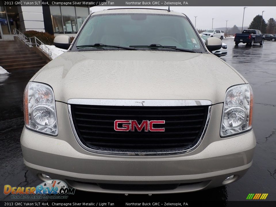 2013 GMC Yukon SLT 4x4 Champagne Silver Metallic / Light Tan Photo #3