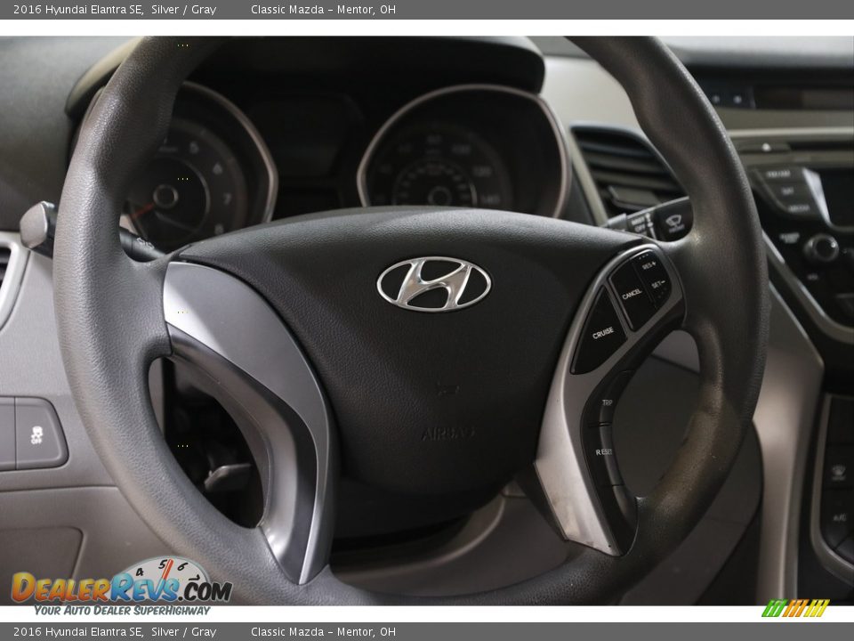 2016 Hyundai Elantra SE Silver / Gray Photo #7