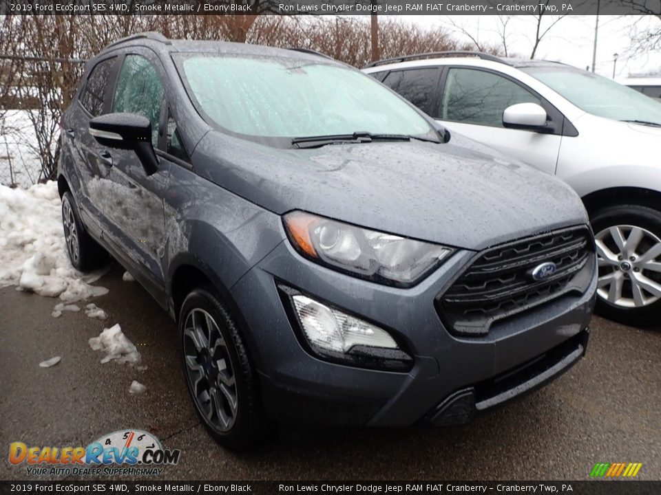 2019 Ford EcoSport SES 4WD Smoke Metallic / Ebony Black Photo #2