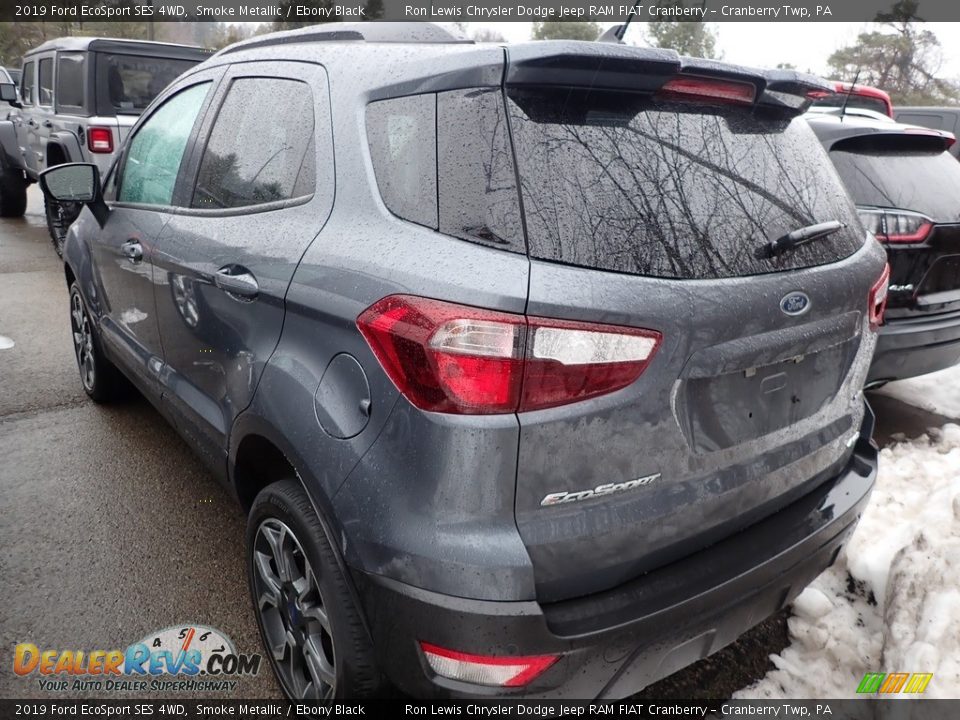 2019 Ford EcoSport SES 4WD Smoke Metallic / Ebony Black Photo #3