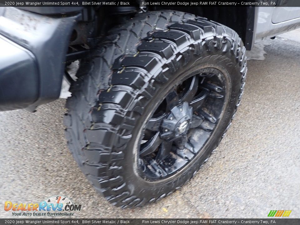 2020 Jeep Wrangler Unlimited Sport 4x4 Billet Silver Metallic / Black Photo #5