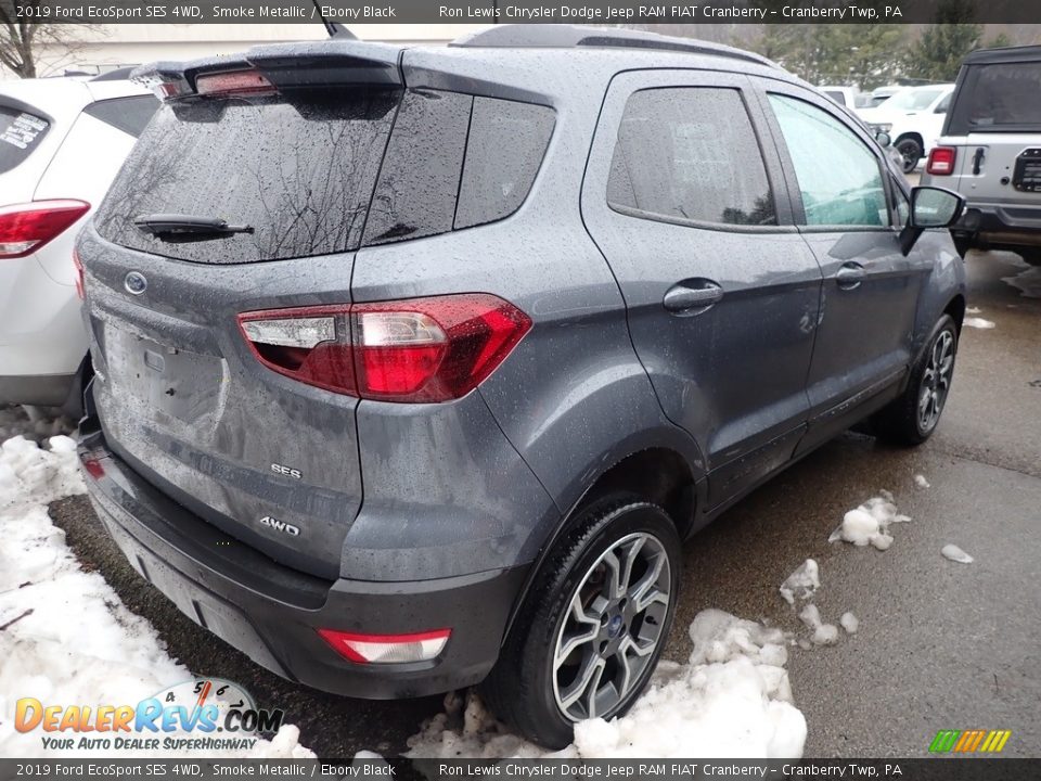 2019 Ford EcoSport SES 4WD Smoke Metallic / Ebony Black Photo #4