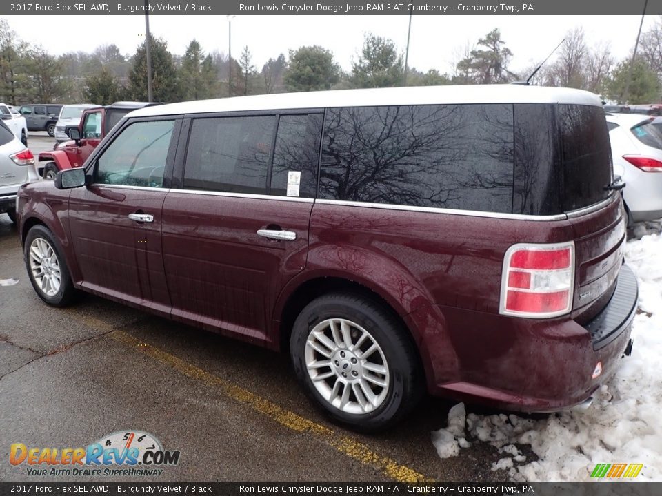 Burgundy Velvet 2017 Ford Flex SEL AWD Photo #3