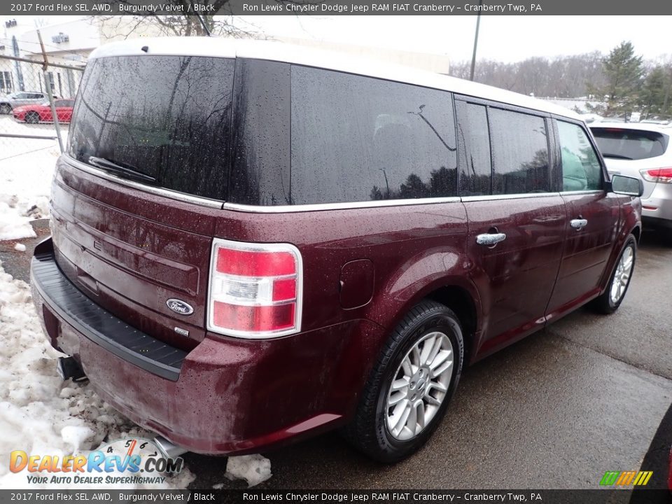 Burgundy Velvet 2017 Ford Flex SEL AWD Photo #4