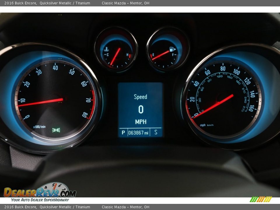 2016 Buick Encore Quicksilver Metallic / Titanium Photo #8