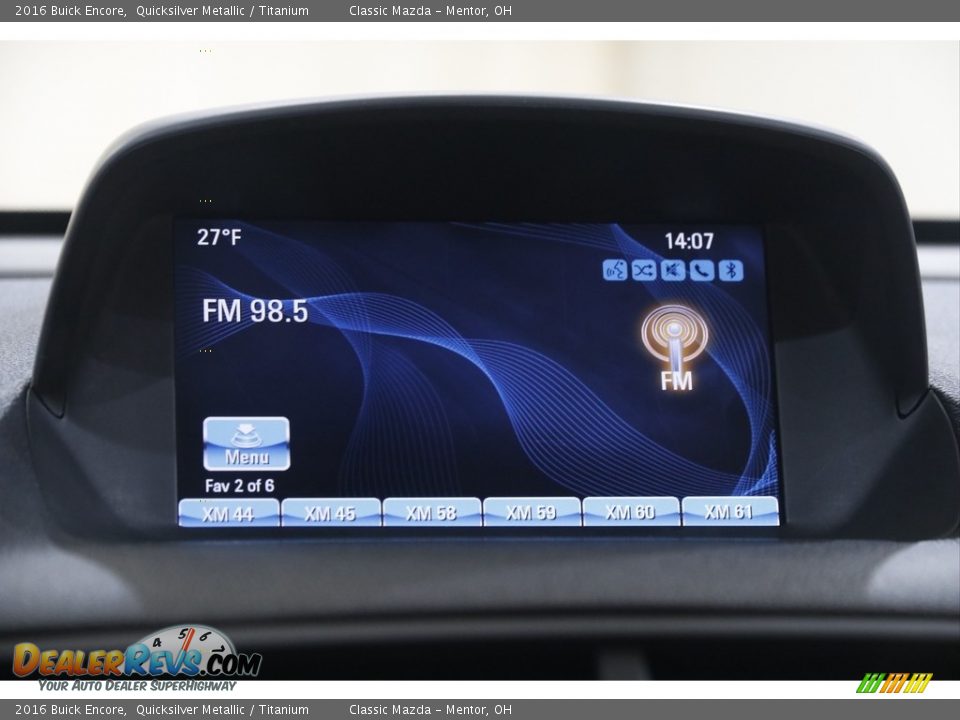 2016 Buick Encore Quicksilver Metallic / Titanium Photo #10