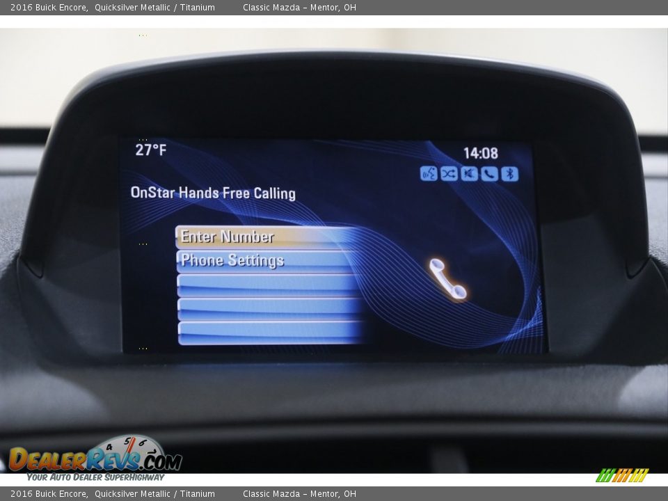 2016 Buick Encore Quicksilver Metallic / Titanium Photo #11