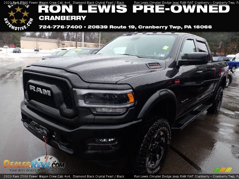 2020 Ram 2500 Power Wagon Crew Cab 4x4 Diamond Black Crystal Pearl / Black Photo #1