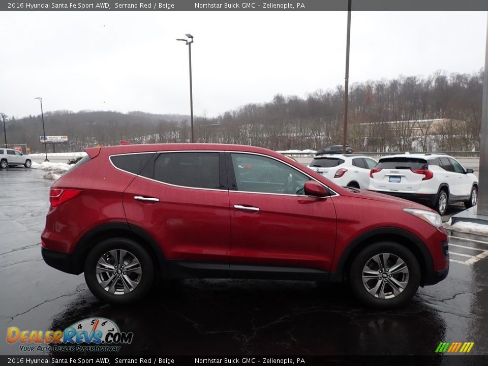 Serrano Red 2016 Hyundai Santa Fe Sport AWD Photo #5