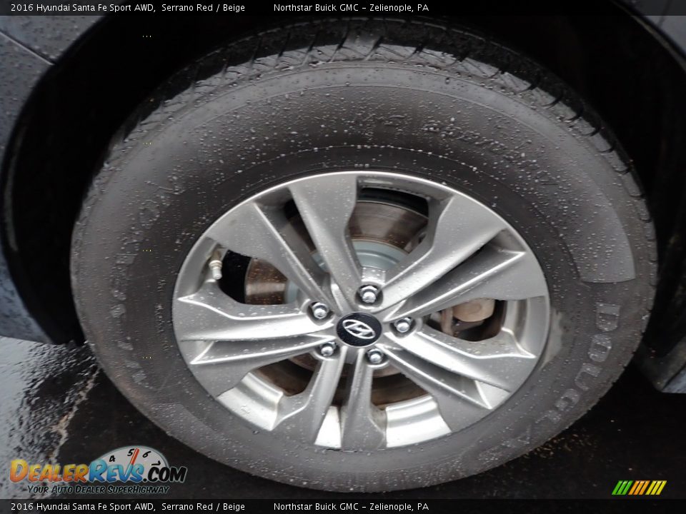 2016 Hyundai Santa Fe Sport AWD Wheel Photo #14