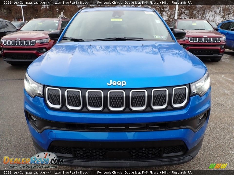 2022 Jeep Compass Latitude 4x4 Laser Blue Pearl / Black Photo #9