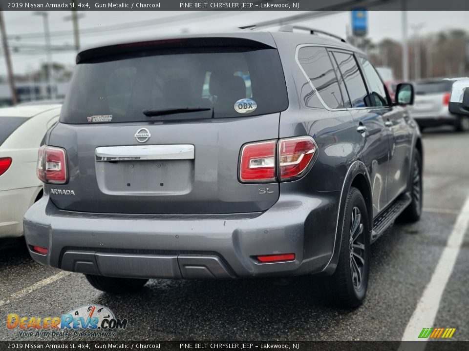 2019 Nissan Armada SL 4x4 Gun Metallic / Charcoal Photo #4