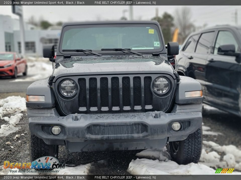 2020 Jeep Wrangler Unlimited Sport 4x4 Black / Black Photo #2