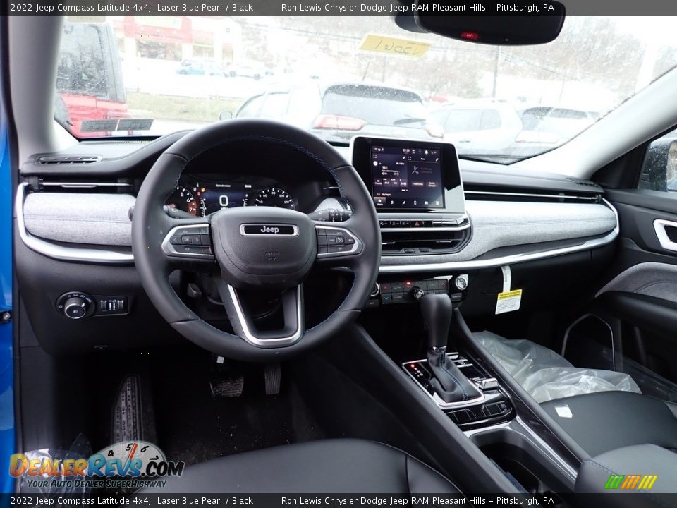 2022 Jeep Compass Latitude 4x4 Laser Blue Pearl / Black Photo #13