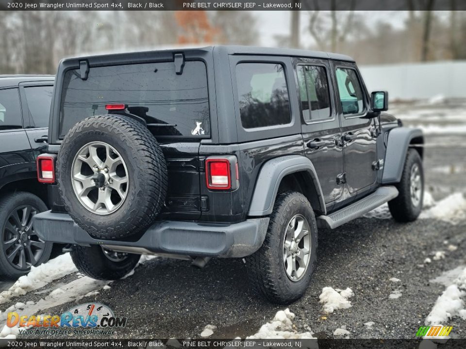 2020 Jeep Wrangler Unlimited Sport 4x4 Black / Black Photo #3