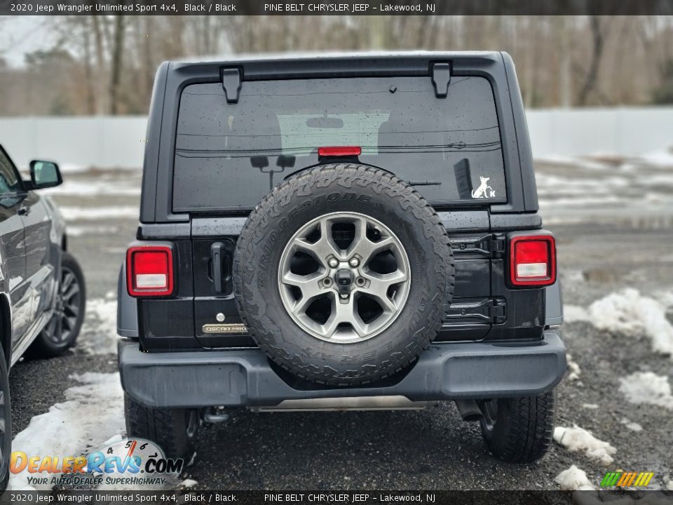 2020 Jeep Wrangler Unlimited Sport 4x4 Black / Black Photo #4