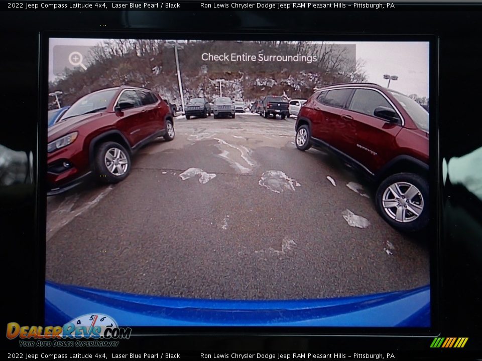 2022 Jeep Compass Latitude 4x4 Laser Blue Pearl / Black Photo #19
