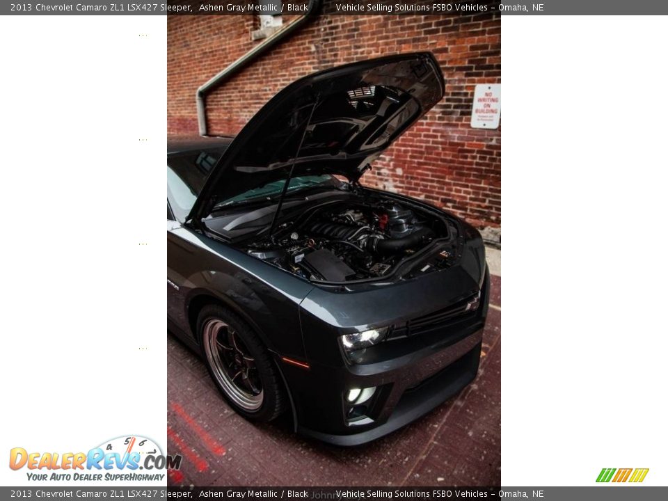 2013 Chevrolet Camaro ZL1 LSX427 Sleeper Ashen Gray Metallic / Black Photo #10