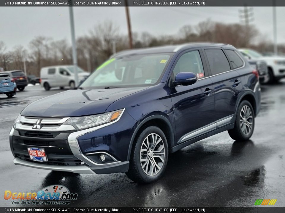 2018 Mitsubishi Outlander SEL S-AWC Cosmic Blue Metallic / Black Photo #1