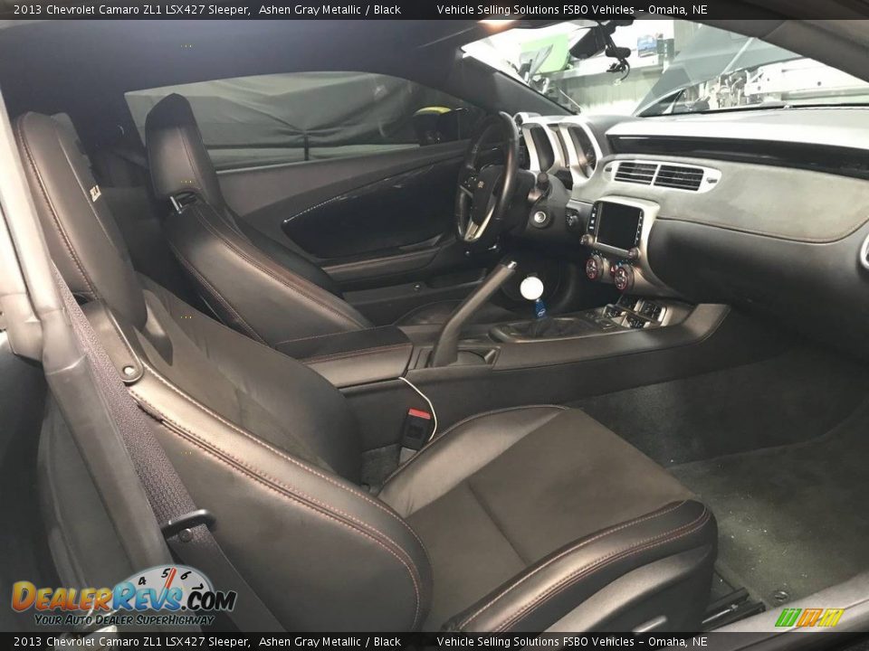 Black Interior - 2013 Chevrolet Camaro ZL1 LSX427 Sleeper Photo #14