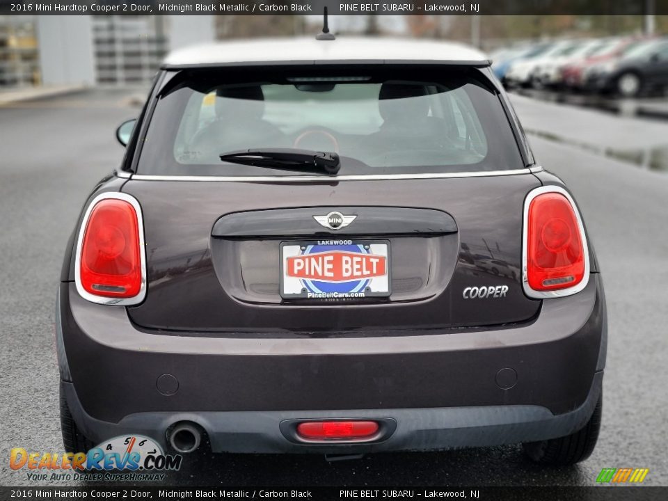 2016 Mini Hardtop Cooper 2 Door Midnight Black Metallic / Carbon Black Photo #18