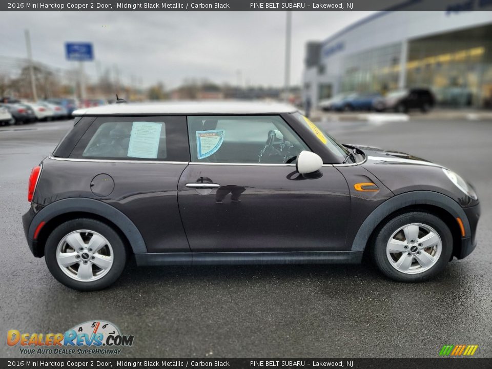 2016 Mini Hardtop Cooper 2 Door Midnight Black Metallic / Carbon Black Photo #20