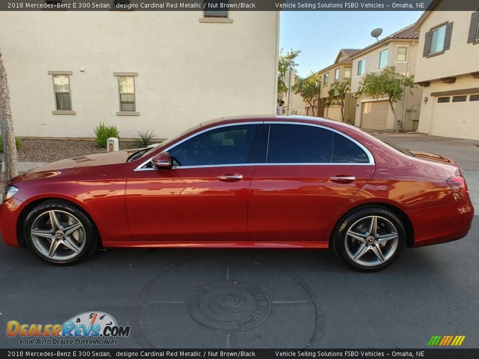 2018 Mercedes-Benz E 300 Sedan designo Cardinal Red Metallic / Nut Brown/Black Photo #1