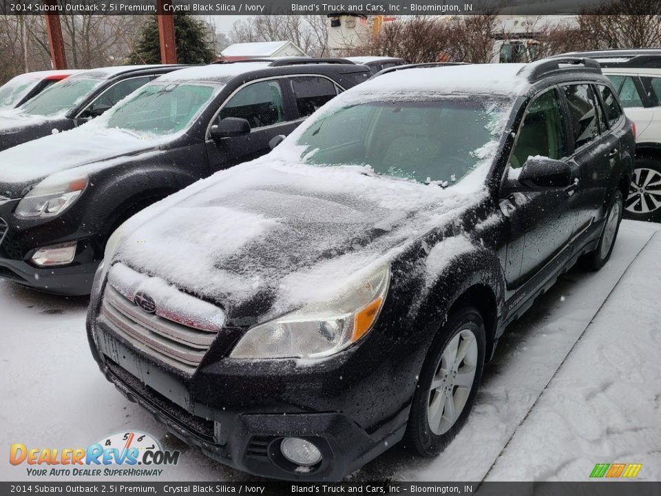 2014 Subaru Outback 2.5i Premium Crystal Black Silica / Ivory Photo #1