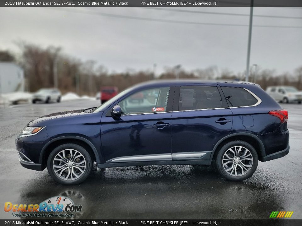 2018 Mitsubishi Outlander SEL S-AWC Cosmic Blue Metallic / Black Photo #15