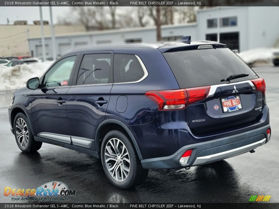 2018 Mitsubishi Outlander SEL S-AWC Cosmic Blue Metallic / Black Photo #16