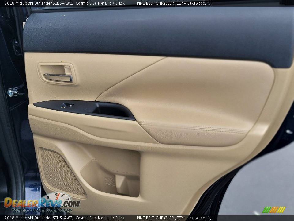 2018 Mitsubishi Outlander SEL S-AWC Cosmic Blue Metallic / Black Photo #23