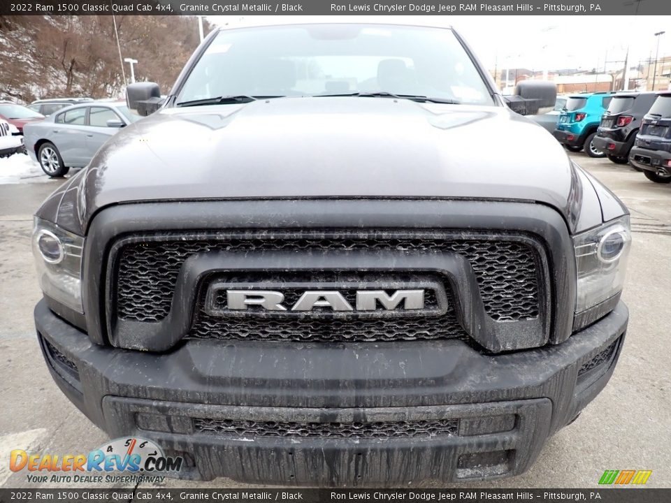 2022 Ram 1500 Classic Quad Cab 4x4 Granite Crystal Metallic / Black Photo #8
