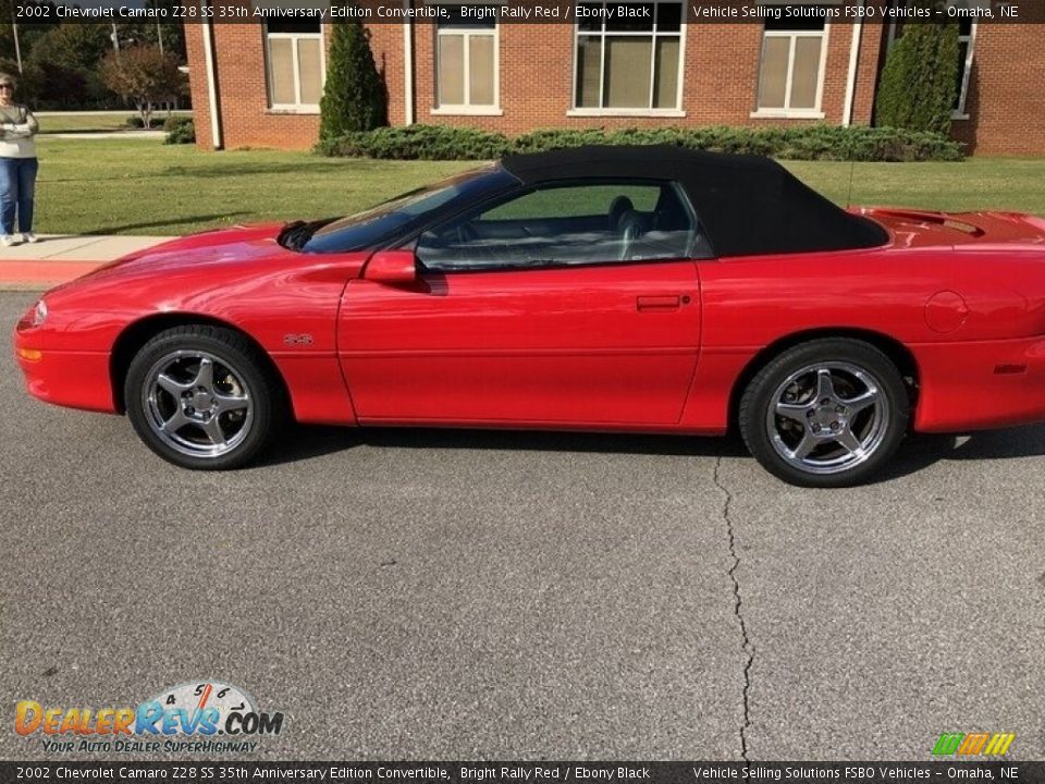 2002 Chevrolet Camaro Z28 SS 35th Anniversary Edition Convertible Bright Rally Red / Ebony Black Photo #1