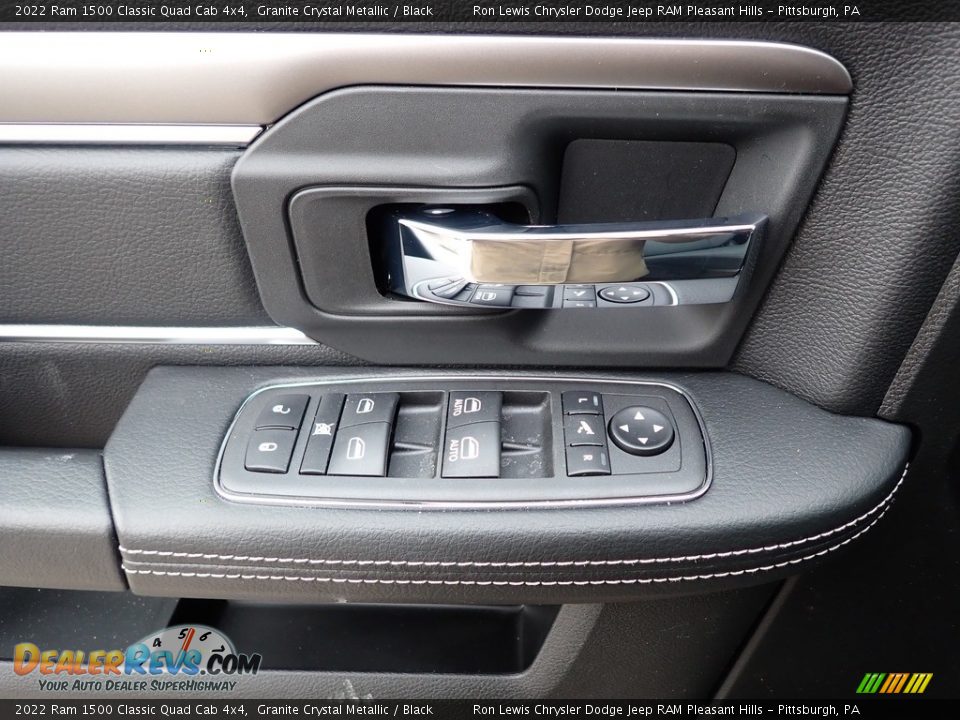 2022 Ram 1500 Classic Quad Cab 4x4 Granite Crystal Metallic / Black Photo #14